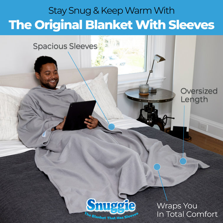 Snuggie The Original Wearable Blanket With Sleeves Wayfair